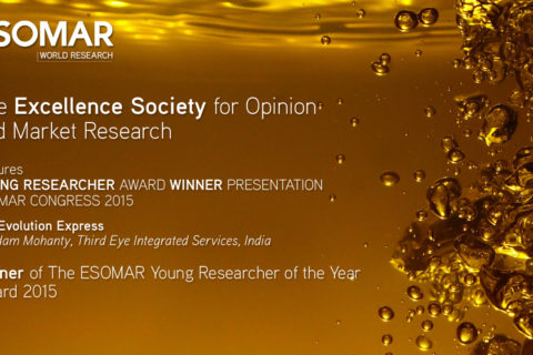 A Personal Metamorphosis and ESOMAR's Young Researcher Award