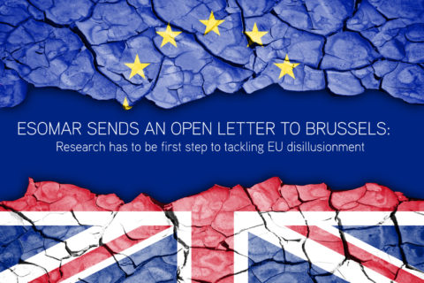 BREAKING NEWS: ESOMAR sends open letter to Brussels - Research has to be first step to tackling EU disillusionment