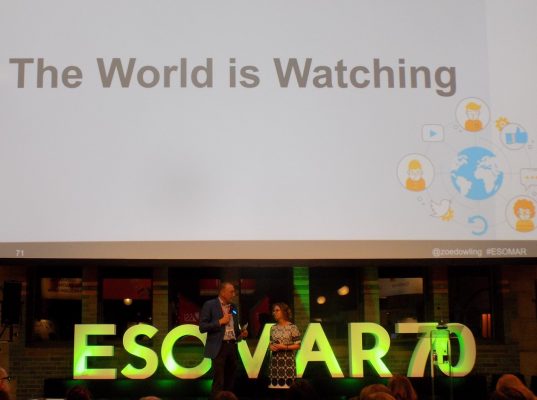 Esomar Congress Day 1: Research Past, Present and Future